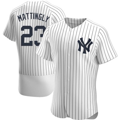 Men's Don Mattingly New York Yankees Authentic White Home Jersey