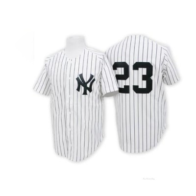 Men's Don Mattingly New York Yankees Authentic White Throwback Jersey