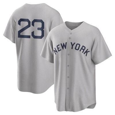 Men's Don Mattingly New York Yankees Replica Gray 2021 Field of Dreams Jersey