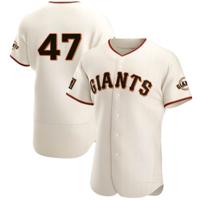 Men's Don Mcmahon San Francisco Giants Authentic Cream Home Jersey