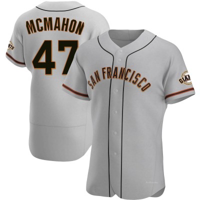 Men's Don Mcmahon San Francisco Giants Authentic Gray Road Jersey