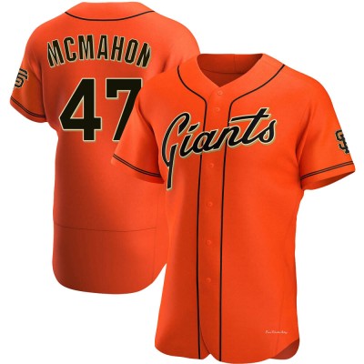 Men's Don Mcmahon San Francisco Giants Authentic Orange Alternate Jersey