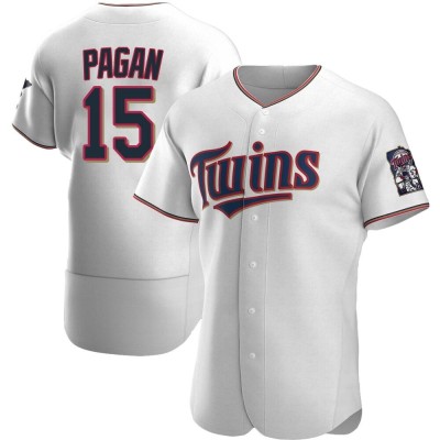 Men's Emilio Pagan Minnesota Twins Authentic White Home Jersey