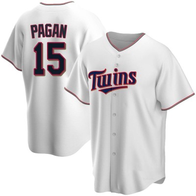 Men's Emilio Pagan Minnesota Twins Replica White Home Jersey