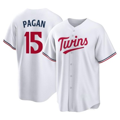 Men's Emilio Pagan Minnesota Twins Replica White Home Jersey