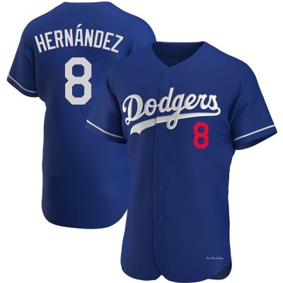 Men's Enrique Hernandez Los Angeles Dodgers Authentic Royal Alternate Jersey