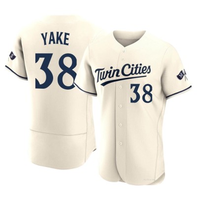 Men's Ernie Yake Minnesota Twins Authentic Cream Alternate 2023 Jersey