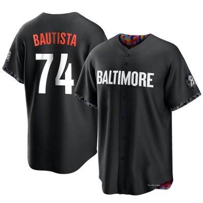 Men's Felix Bautista Baltimore Orioles Replica Black 2023 City Connect Jersey