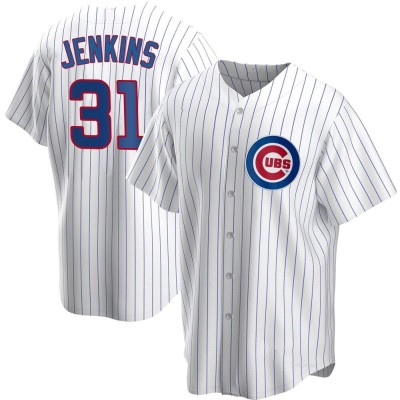 Men's Ferguson Jenkins Chicago Cubs Replica White Home Jersey