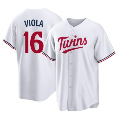 Men's Frank Viola Minnesota Twins Replica White Home Jersey