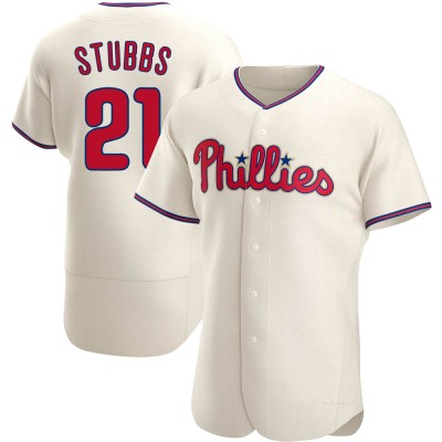 Men's Garrett Stubbs Philadelphia Phillies Authentic Cream Alternate Jersey