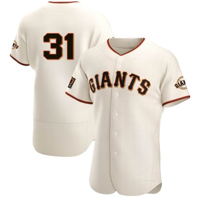 Men's Garry Maddox San Francisco Giants Authentic Cream Home Jersey