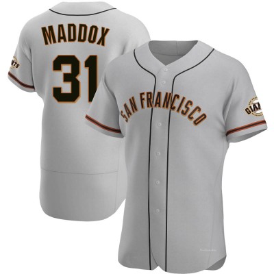 Men's Garry Maddox San Francisco Giants Authentic Gray Road Jersey