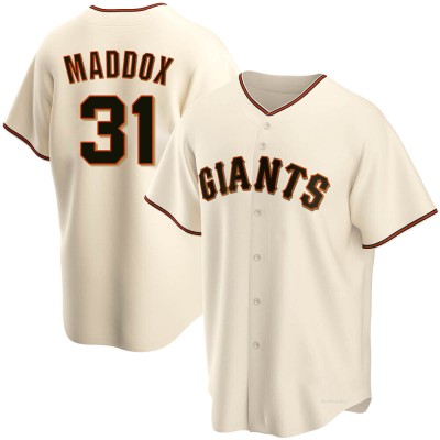 Men's Garry Maddox San Francisco Giants Replica Cream Home Jersey