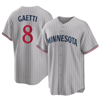 Men's Gary Gaetti Minnesota Twins Replica Gray Road Jersey