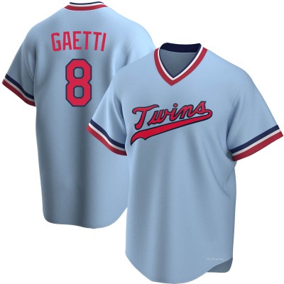 Men's Gary Gaetti Minnesota Twins Replica Light Blue Road Cooperstown Collection Jersey