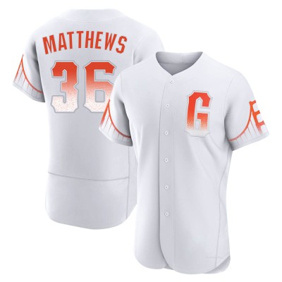 Men's Gary Matthews San Francisco Giants Authentic White 2021 City Connect Jersey