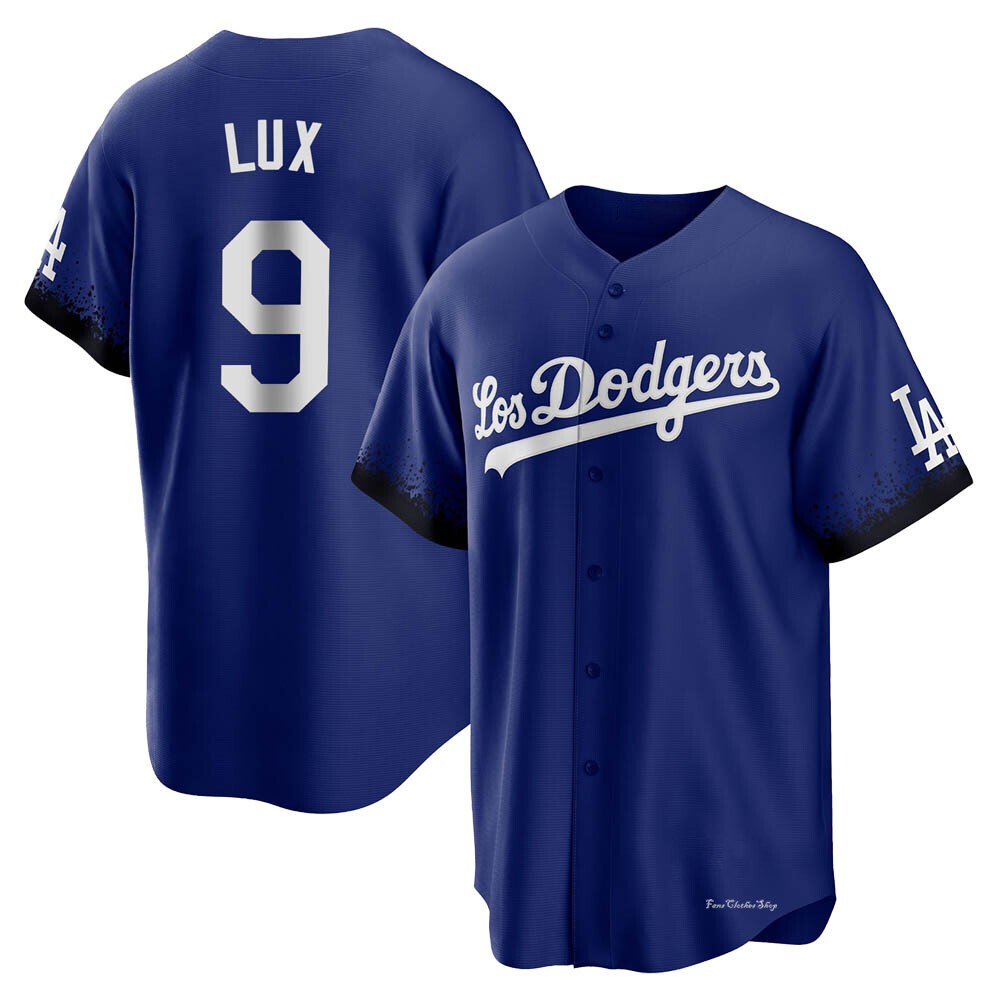 Men's Gavin Lux Los Angeles Dodgers Replica Royal 2021 City Connect ...