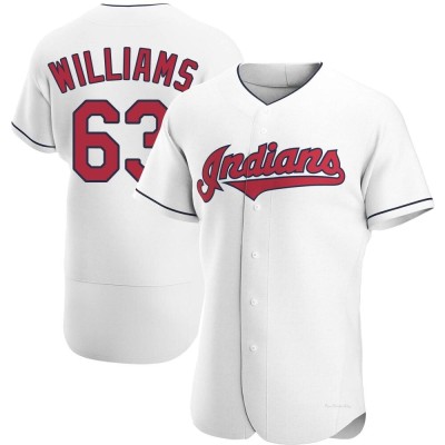 Men's Gavin Williams Cleveland Guardians Authentic White Home Jersey