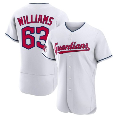 Men's Gavin Williams Cleveland Guardians Authentic White Home Jersey