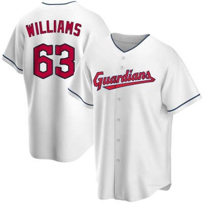 Men's Gavin Williams Cleveland Guardians Replica White Home Jersey