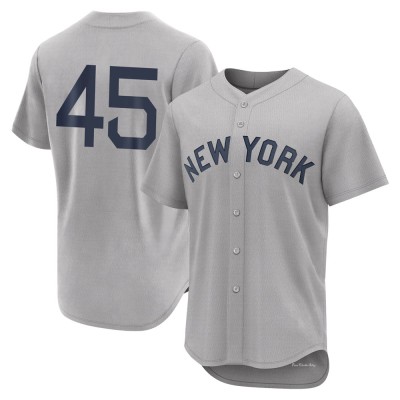 Men's Gerrit Cole New York Yankees Authentic Gray 2021 Field of Dreams Jersey