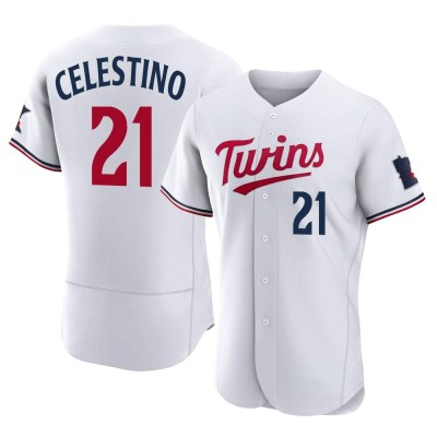 Men's Gilberto Celestino Minnesota Twins Authentic White Home Jersey