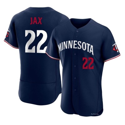 Men's Griffin Jax Minnesota Twins Authentic Navy Alternate Jersey