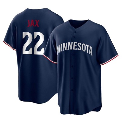 Men's Griffin Jax Minnesota Twins Replica Navy Alternate Jersey