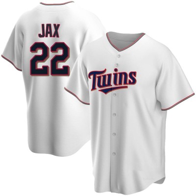 Men's Griffin Jax Minnesota Twins Replica White Home Jersey