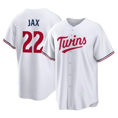 Men's Griffin Jax Minnesota Twins Replica White Home Jersey