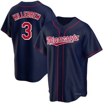 Men's Harmon Killebrew Minnesota Twins Replica Navy Alternate Team Jersey