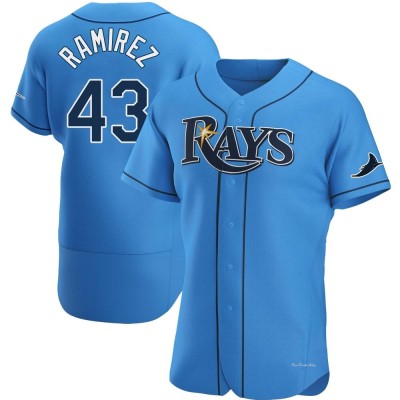 Men's Harold Ramirez Tampa Bay Rays Authentic Light Blue Alternate Jersey