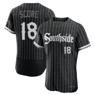 Men's Herb Score Chicago White Sox Authentic Black 2021 City Connect Jersey