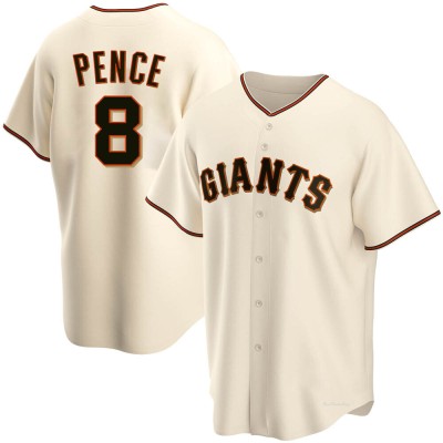 Men's Hunter Pence San Francisco Giants Replica Cream Home Jersey