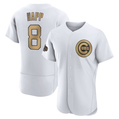 Men's Ian Happ Chicago Cubs Game White Authentic 2022 All-Star Jersey