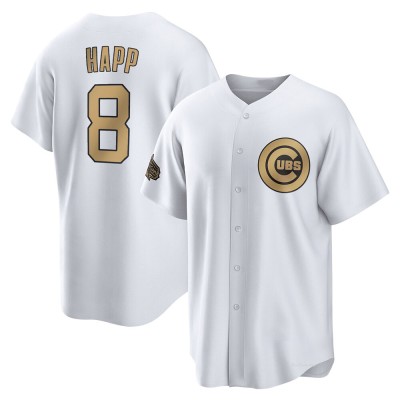 Men's Ian Happ Chicago Cubs Game White Replica 2022 All-Star Jersey