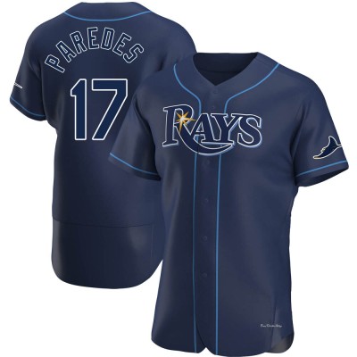 Men's Isaac Paredes Tampa Bay Rays Authentic Navy Alternate Jersey