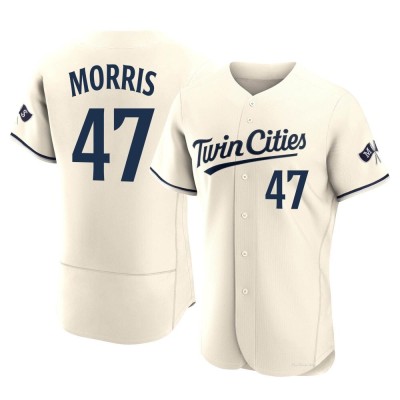 Men's Jack Morris Minnesota Twins Authentic Cream Alternate 2023 Jersey