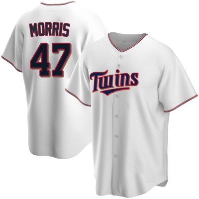 Men's Jack Morris Minnesota Twins Replica White Home Jersey