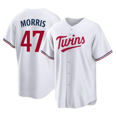 Men's Jack Morris Minnesota Twins Replica White Home Jersey