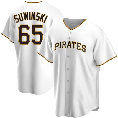 Men's Jack Suwinski Pittsburgh Pirates Replica White Home Jersey