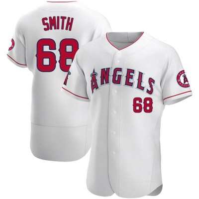 Men's Jake Smith Los Angeles Angels Authentic White Jersey