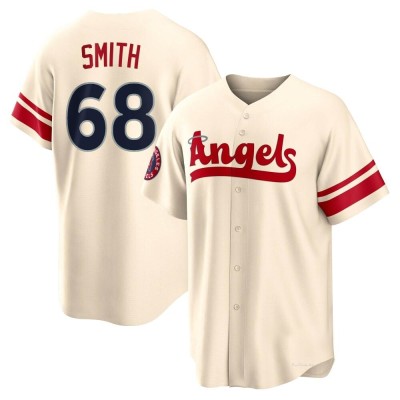 Men's Jake Smith Los Angeles Angels Replica Cream 2022 City Connect Jersey