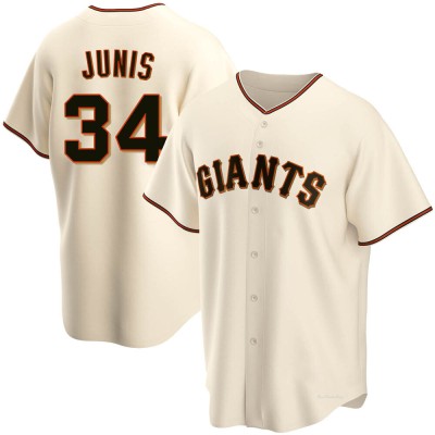 Men's Jakob Junis San Francisco Giants Replica Cream Home Jersey