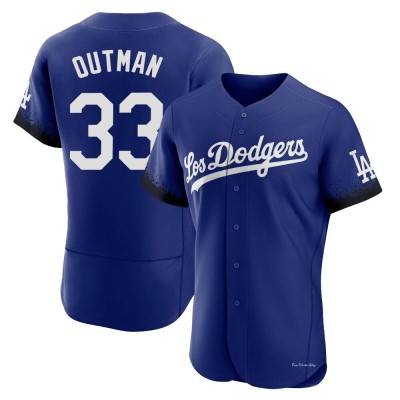 Men's James Outman Los Angeles Dodgers Authentic Royal 2021 City Connect Jersey