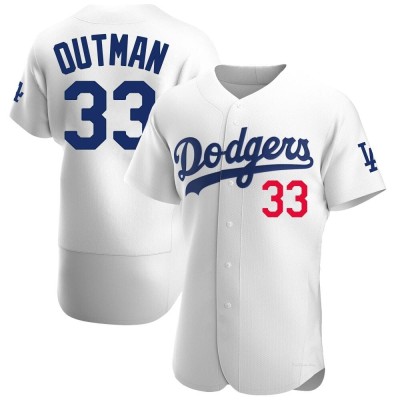 Men's James Outman Los Angeles Dodgers Authentic White Home Jersey