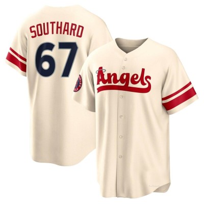 Men's Jared Southard Los Angeles Angels Replica Cream 2022 City Connect Jersey