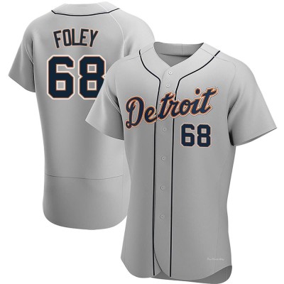 Men's Jason Foley Detroit Tigers Authentic Gray Road Jersey