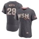 Men's Jayson Werth Washington Nationals Authentic Gray 2022 City Connect Jersey